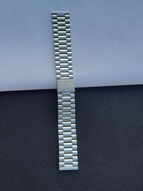 NOS VTG Mido Watch Bracelet President Style 18mm Stainless Steel Straight End